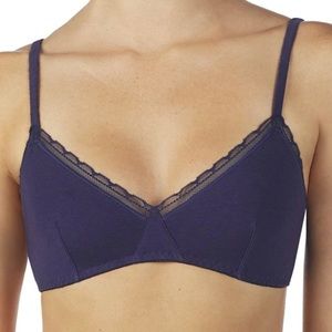 New ON GOSSAMER Cabana Cotton Bralette